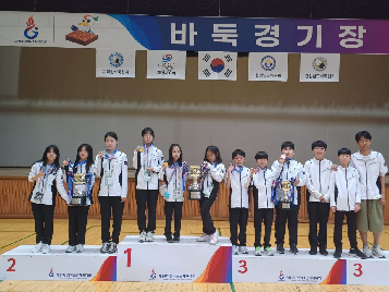 제54회 전국소년체육대회 개인선수(바둑) 참가