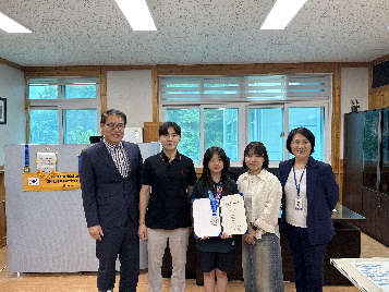 제54회 전국소년체육대회 바둑 은메달리스트와의 기념사진 촬영